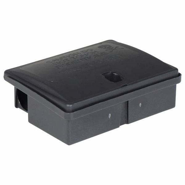 Капани за мишки, 5 бр., черни, 13x10x4 см