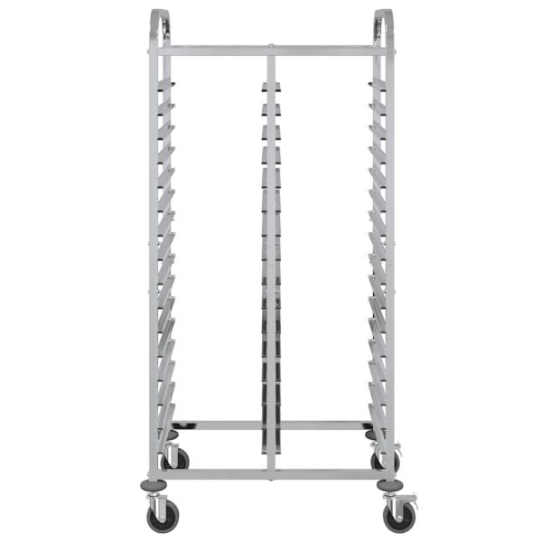 Количка за тави с 32 GN контейнера 75x55x162,5 см неръждаема стомана