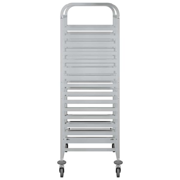 Количка за тави с 32 GN контейнера 75x55x162,5 см неръждаема стомана