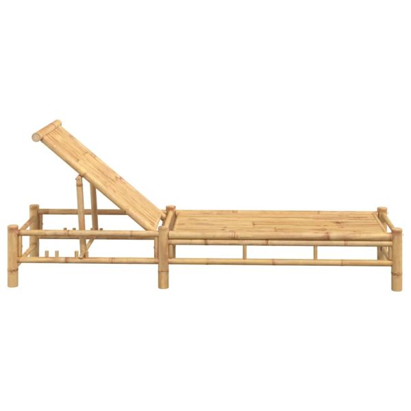 Шезлонг, 55x199x30 см, бамбук