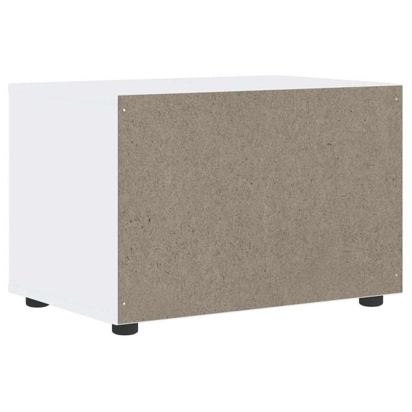 ТВ шкаф VISNES бял 60x40x38 см, инженерно дърво