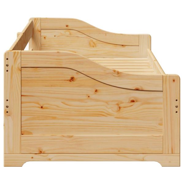 Кушетка с издърпващ се матрак без матрак IRUN 90x200 см