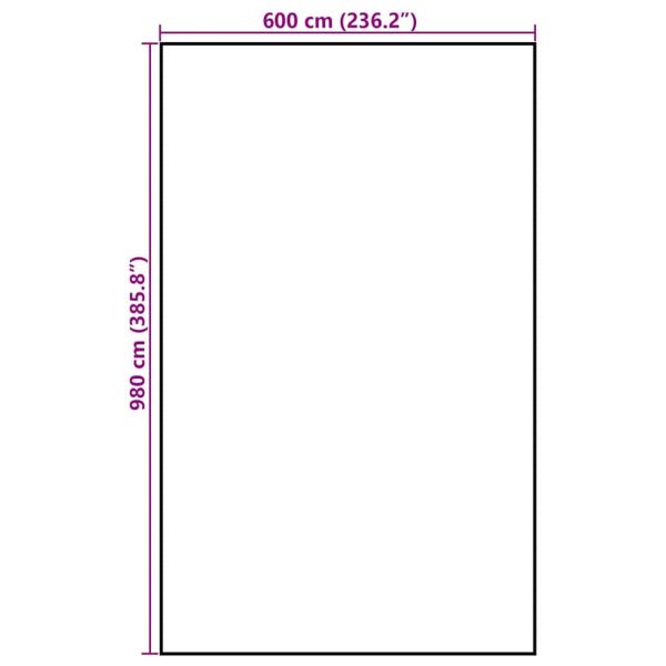 Брезент за купа сено 9,8x6 м 140 г/м² полипропилен