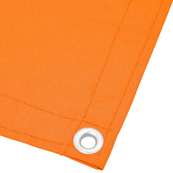 Параван за балкон, оранжев, 75x1000 см, 100% полиестер, оксфорд