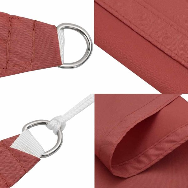 Сенник за плаж, теракота, 2x2x2 м, 100% полиестер, оксфорд