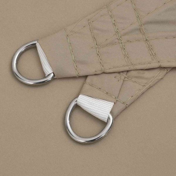 Сенник за плаж, бежов, 2x2x2 м, 100% полиестер, оксфорд