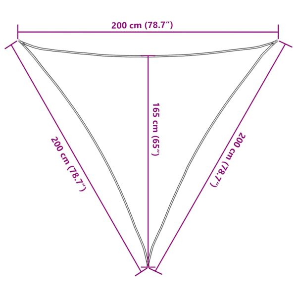 Сенник за слънце, платно, жълт, 2x2x2 м, 100% полиестер, оксфорд