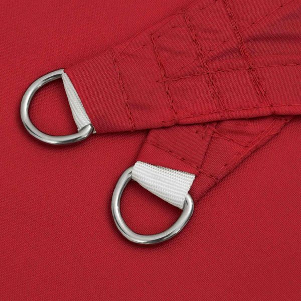 Сенник за плаж, червен, 7x5x5 м, 100% полиестер, оксфорд