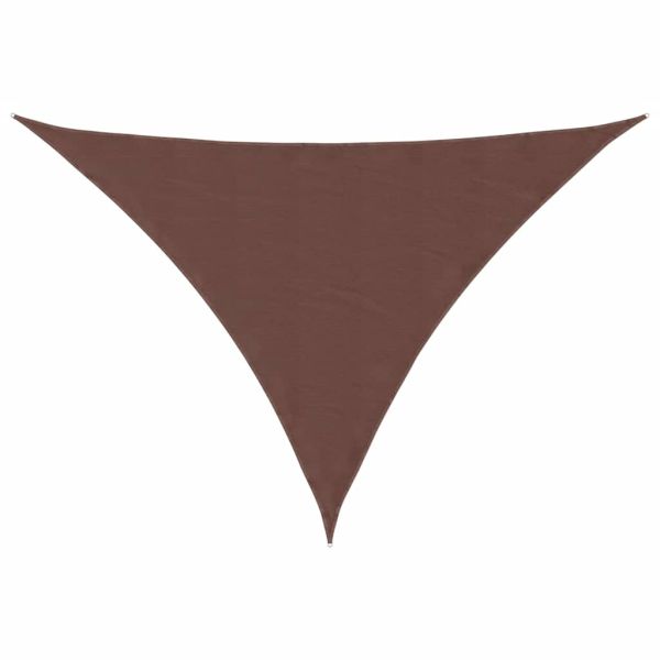 Сенник за слънце, платно, кафяв, 7x5x5 м, 100% полиестер, оксфорд