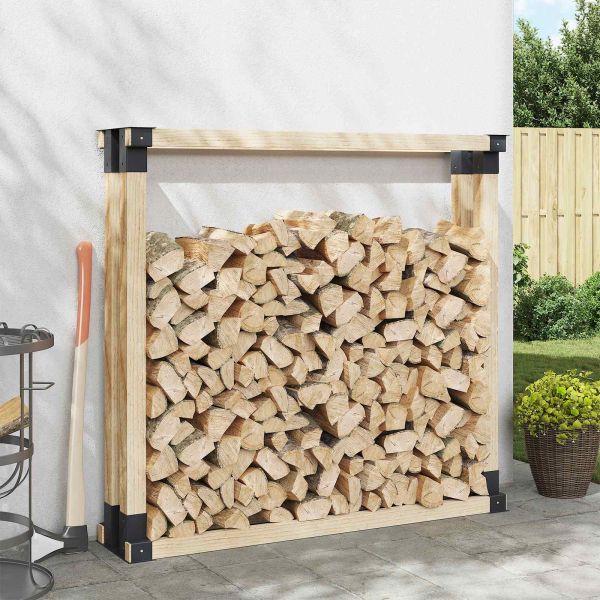 Помощник за подреждане на дърва 4 pcs Антрацит 34 x 10 x 15 см