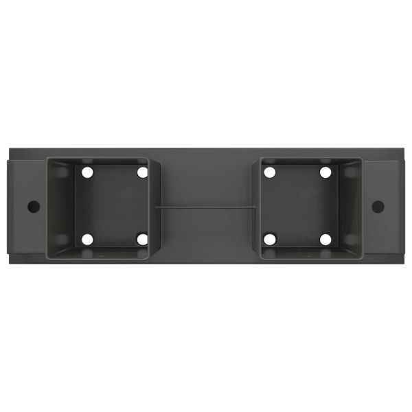 Помощник за подреждане на дърва 12 pcs Антрацит 34 x 10 x 15 см