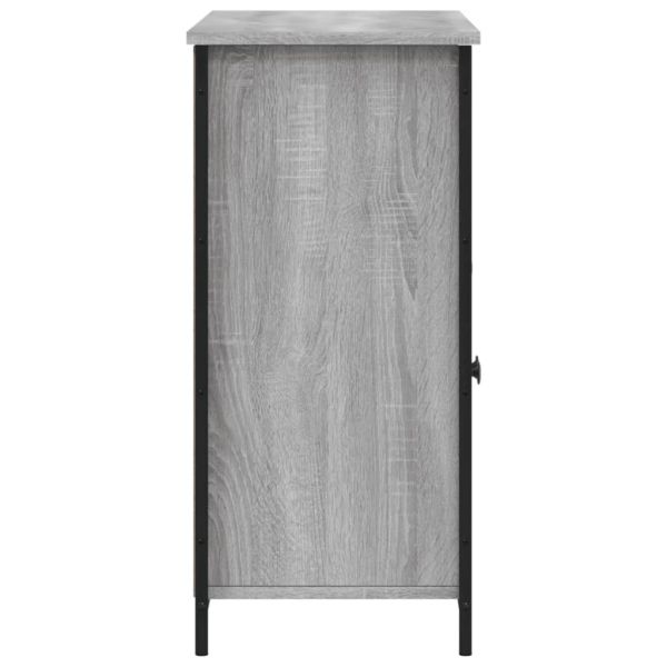 Сайдборд, сив сонома, 100x35x75 см, инженерно дърво