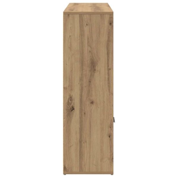 Библиотека, занаятчийски дъб, 98x29x97,5 см, инженерно дърво