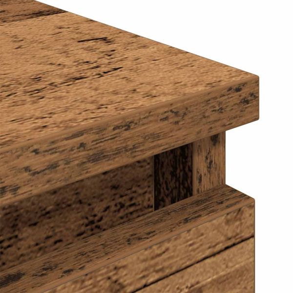 ТВ шкаф, старо дърво, 40x35x54 см, инженерно дърво