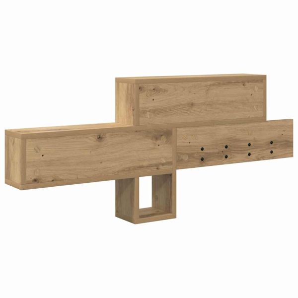 Стенен закачалка за палта с рафт Дъб 100 x 12 x 43,5 см