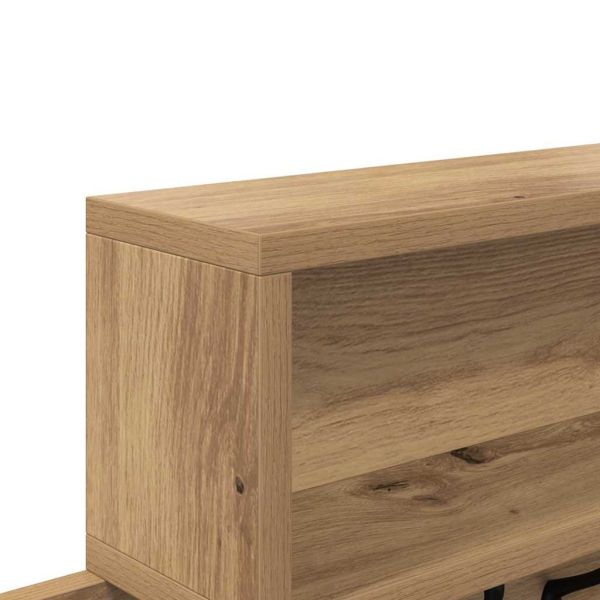 Стенен закачалка за палта с рафт Дъб 100 x 12 x 43,5 см