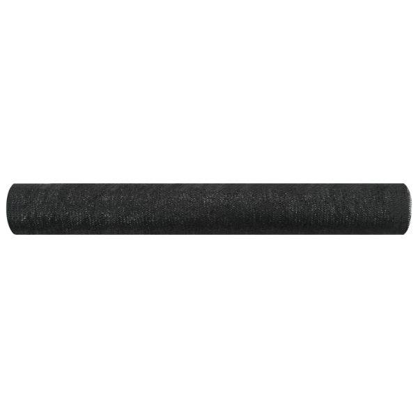 Засенчваща мрежа черна 1,2x10 м HDPE 75 г/м²