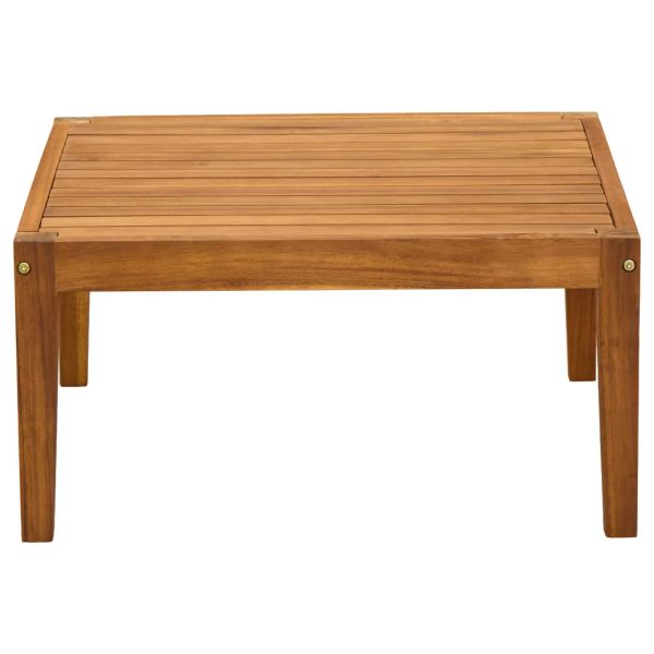 Маса Солидно акациево дърво Натурално 60 x 60 x 30 cm