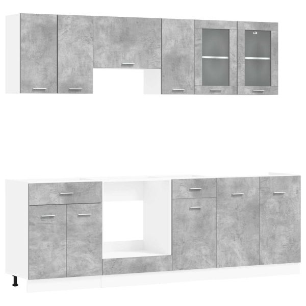 Кухненски единица Lyon 8 pcs Инженерно дърво