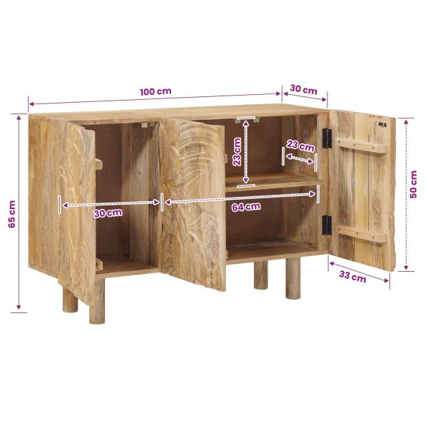 Служебен шкаф 100 x 30 x 65 см
