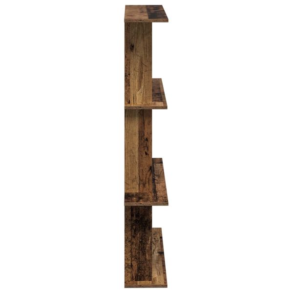 Единица за рафтове на стена Кафяво 100 x 20 x 126 см