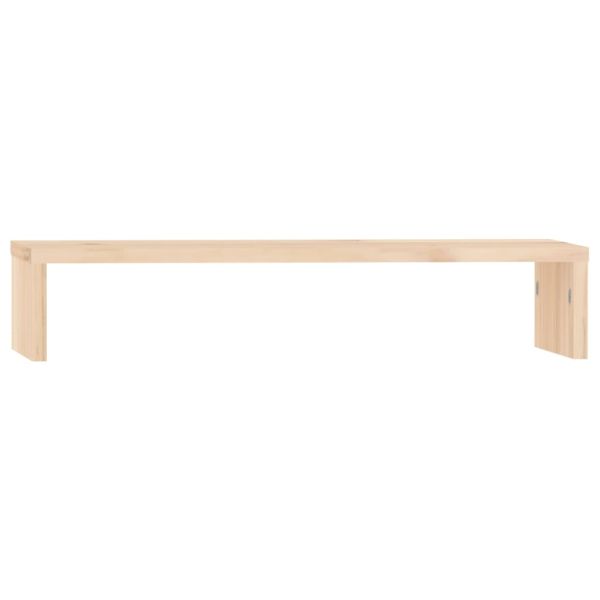 Поставка за монитор, 50x27x10 см, бор масив