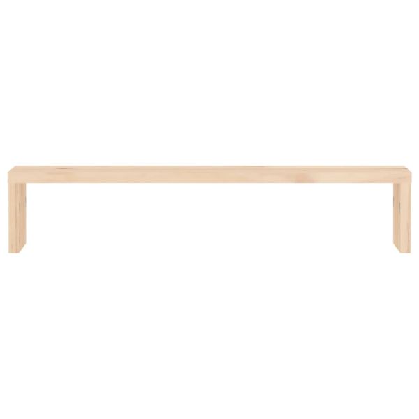 Поставка за монитор, 50x27x10 см, бор масив