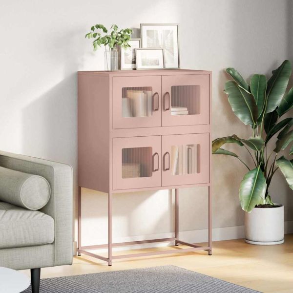 Висока дъска Pink 68x39x107 cm Стомана