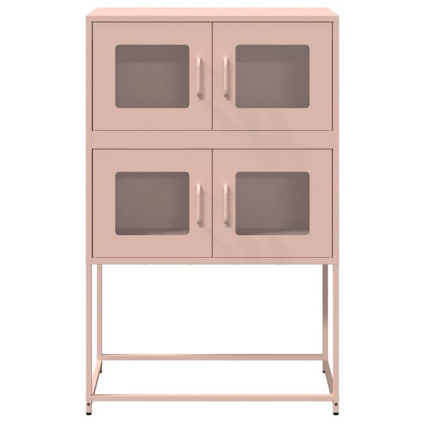 Висока дъска Pink 68x39x107 cm Стомана