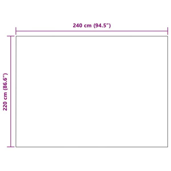 Одеяло Бяло 220 x 240 cm Мека вълна
