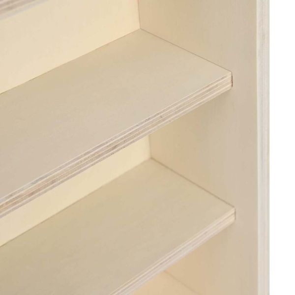 Стена дисплей кутия с рафт Бежово 80 x 8,5 x 54 см Шперплат