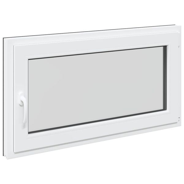 Прозорец за мазе RISOR 110 x 70 cm PVC и стъкло Антрацит