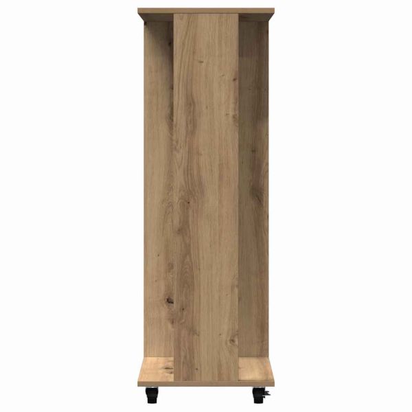 Гардероб с рафт дъб артизан 102 x 38 x 110 см Инженерно дърво