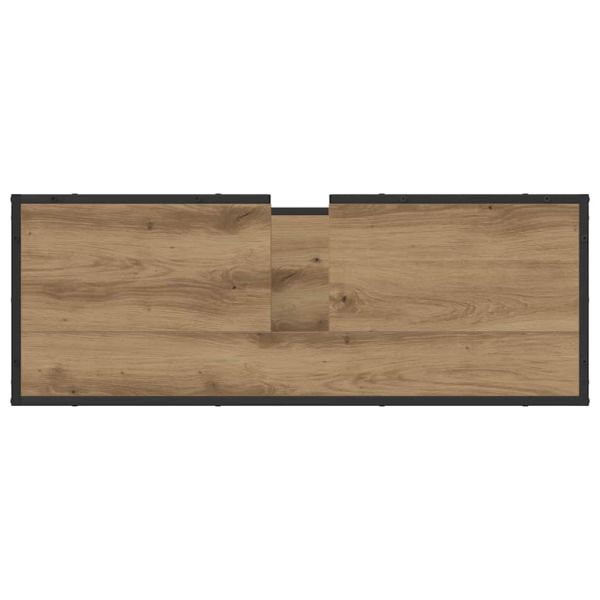 Шкаф за баня Дъб 90 x 33 x 60 см Инженерно дърво