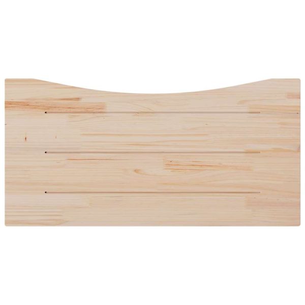 Плот за бюро, 110x55x2,5 см, борово дърво масив