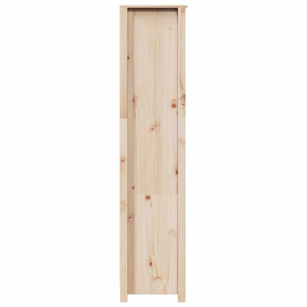 Висок шкаф, 80x35x154 см, борово дърво масив