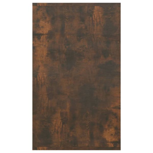 Бюфет с 3 чекмеджета, опушен дъб, 120x41x75 см, инженерно дърво