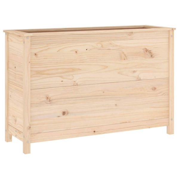 Градинско повдигнато легло, 119,5x40x78 см, бор масив