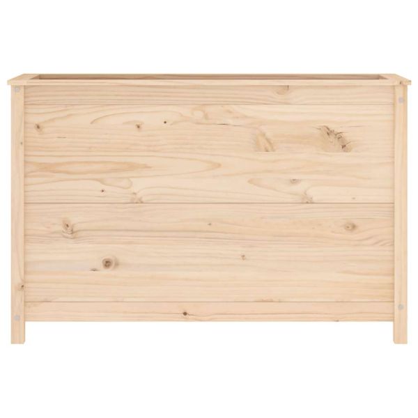 Градинско повдигнато легло, 119,5x40x78 см, бор масив