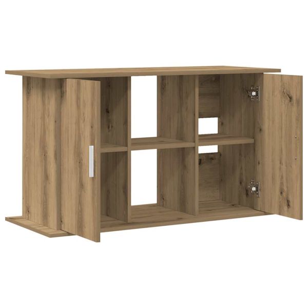 Стойка за аквариум, дъб, 101x41x58 см, инженерно дърво