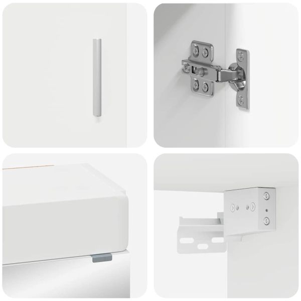 Комплект мебели за баня TULUM 3 pcs Бяло 60 x 34 x 63 см
