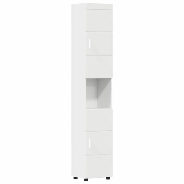 Комплект мебели за баня TULUM 5 pcs Бяло 60 x 34 x 63 см