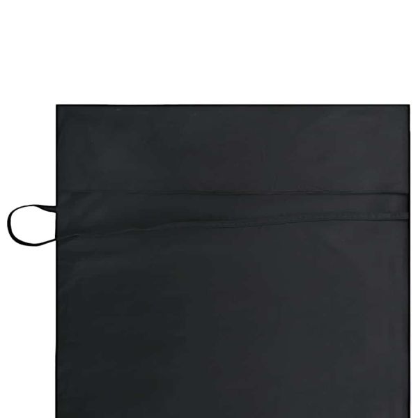 Кърпи за шезлонг 2 pcs Черно 210 x 75 cm Полиестер и полиамид