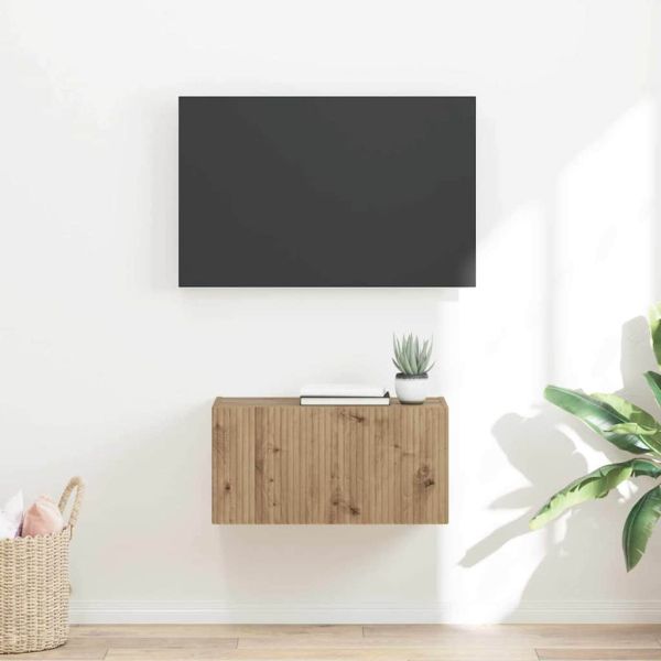TV стенен шкаф 60 x 31 x 29,5 см Дъб Артизан Инженерно дърво