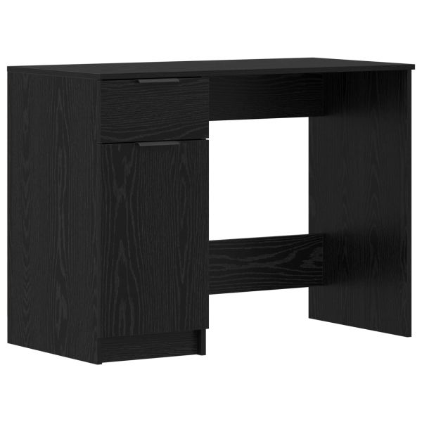 Бюро с чекмедже Черния дъб 133 x 50 x 75 см Инженерно дърво