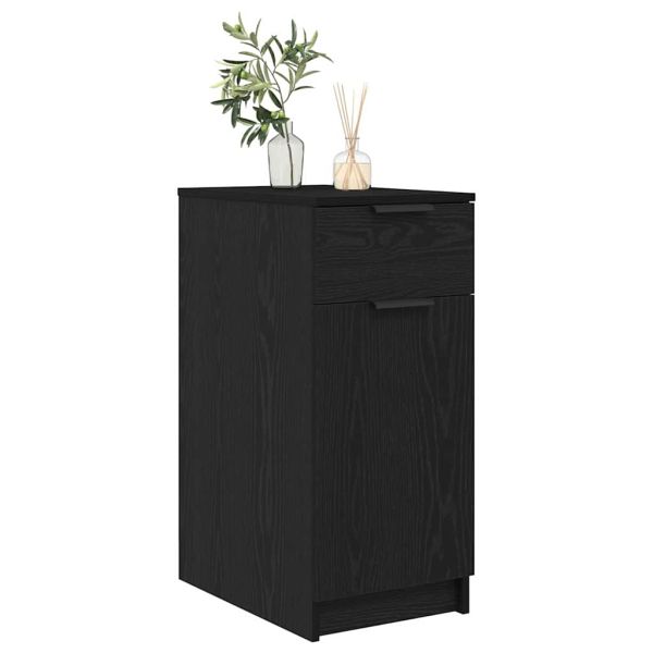 Офис шкаф Черния дъб 33 x 50 x 75 см Инженерно дърво