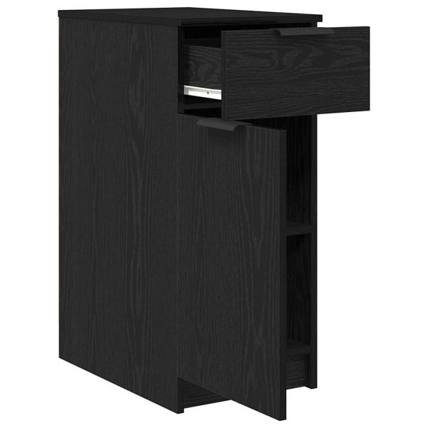 Офис шкаф Черния дъб 33 x 50 x 75 см Инженерно дърво