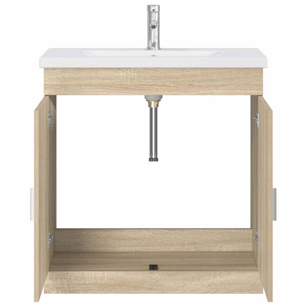 Комплект мебели за баня Дъб сонома 81 x 40 x 84,5 см