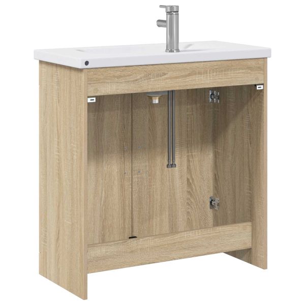 Комплект мебели за баня Дъб сонома 81 x 40 x 84,5 см