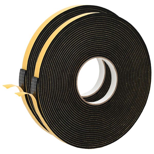 Самоотлепваща се пяна лента 2 pcs Черно 20mm x 10m CR пяна